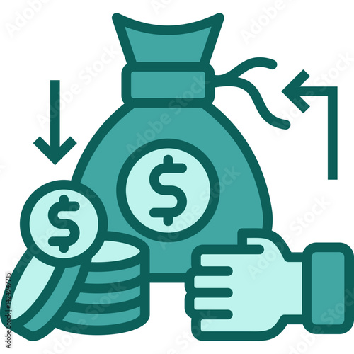 Passive Income solid icon