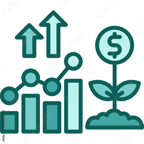 Dividends solid icon