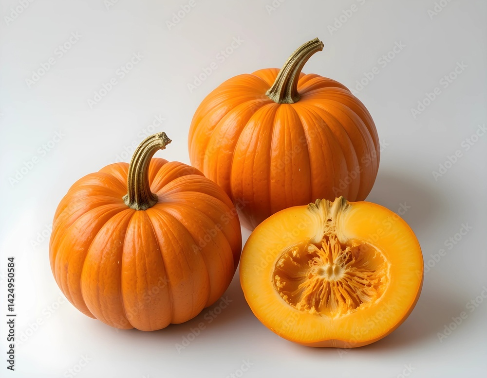 Obraz premium pumpkins on a table