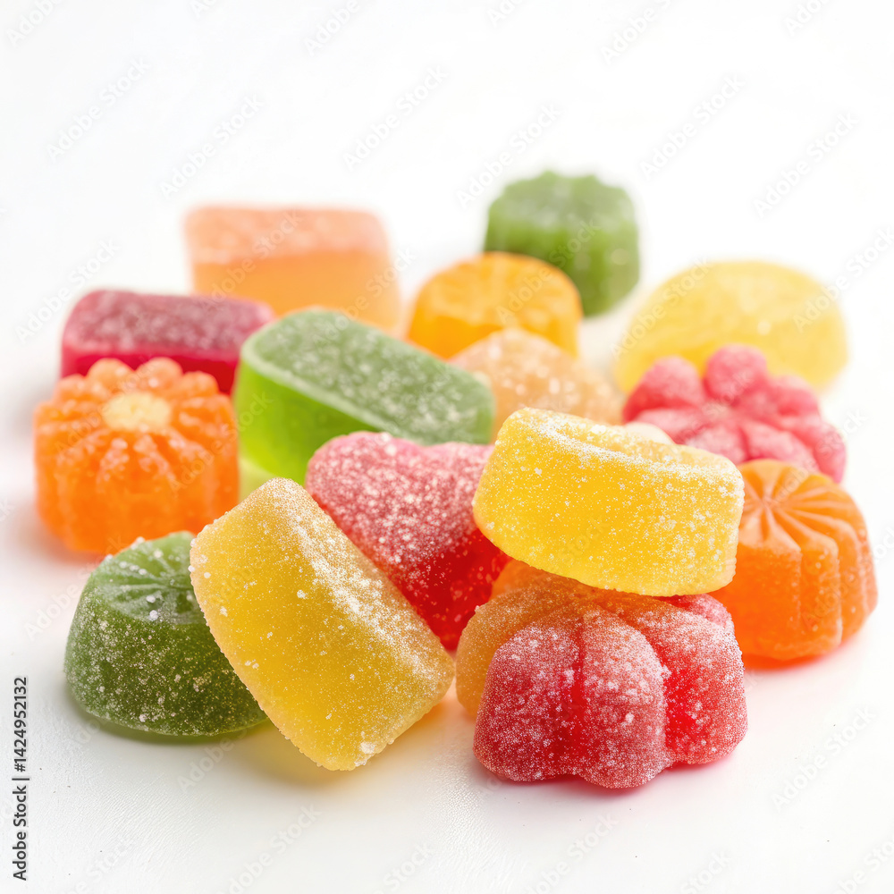 fruit candy isolated on white fruit candy isolated on white