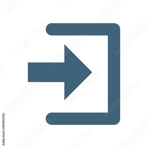 Free Download Log in icon arrow moving animation. log in concept - GFXLoad