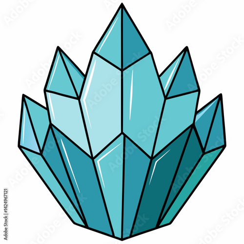 crystal heart shape