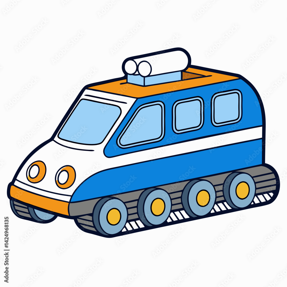 Obraz premium toy car isolated on white