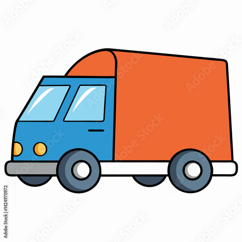 vector delivery truck