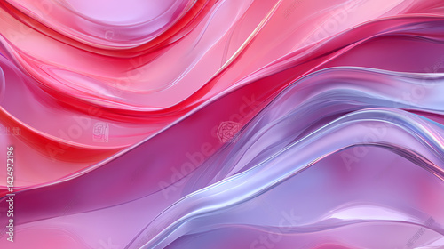 Vibrant slide wallpaper showcasing generative AI algorithms with neon lights, metallic & plastic textures in bright reds, purples, and blues. Futuristic & eye-catching