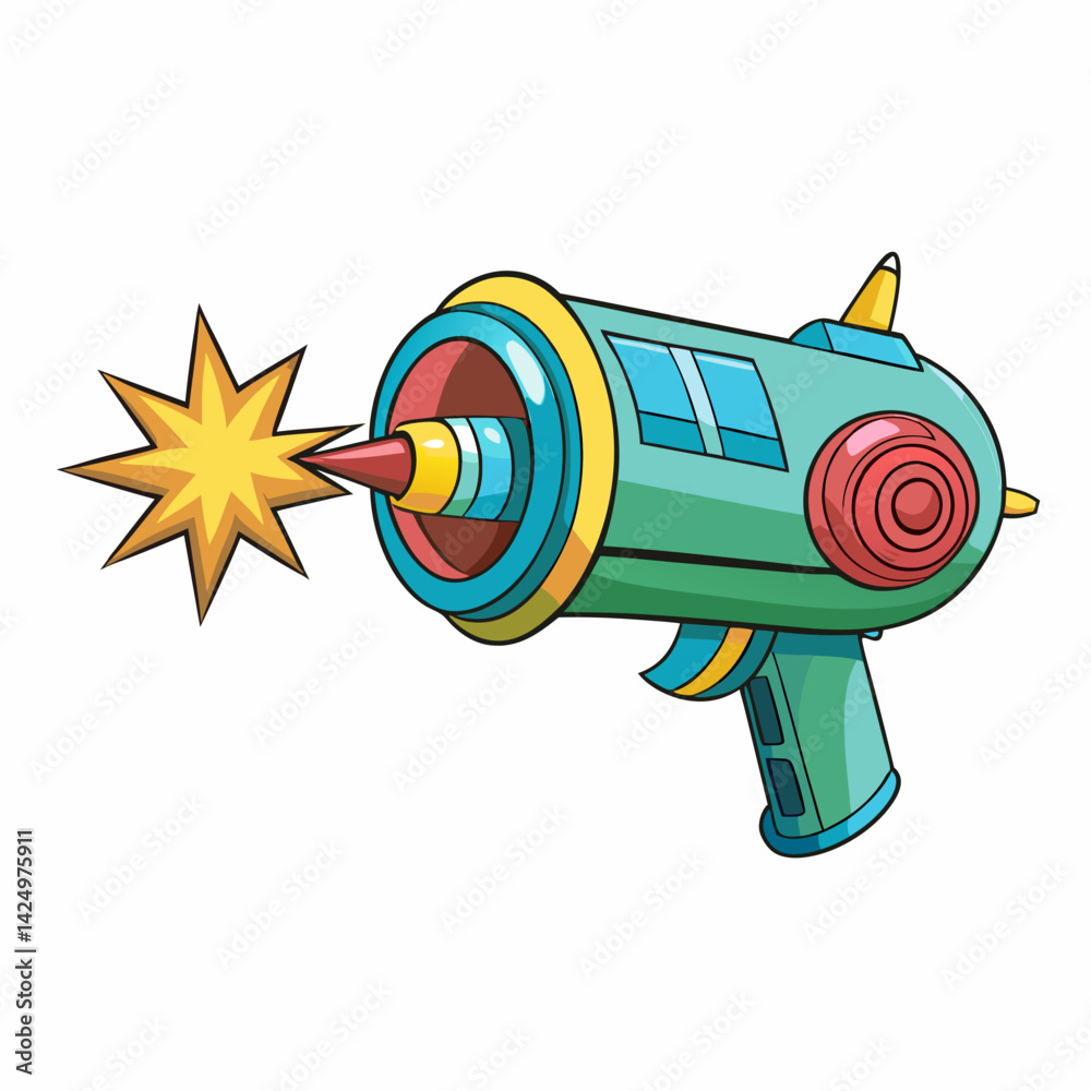 Obraz premium rocket toy isolated on white