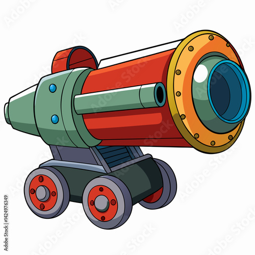 vector illustration of a rocket