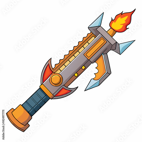 vector illustration of a rocket