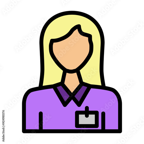 Photo Journalist Vector Filled Icon Design