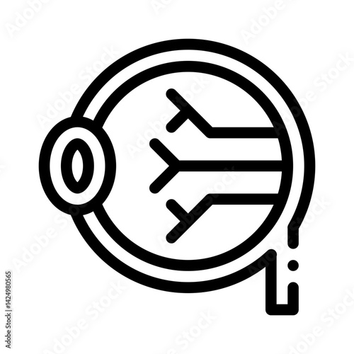 retina line icon