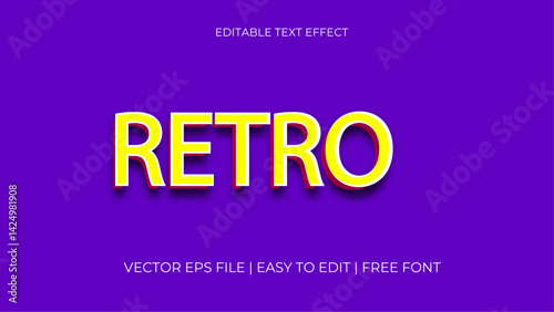 Strong bold cartoon editable text effect