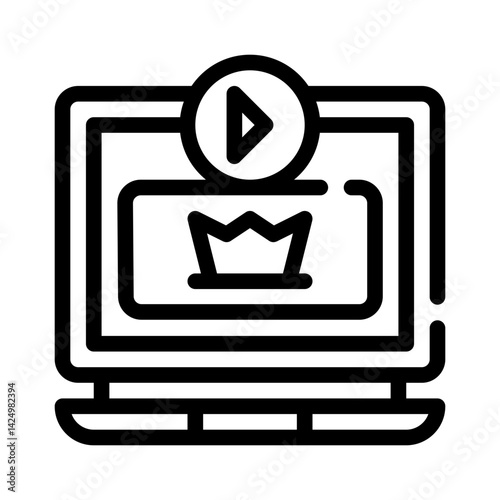 subscription line icon