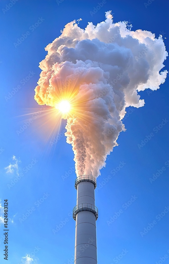 Obraz premium smoke from a chimney
