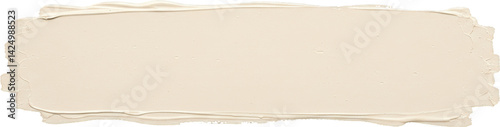 Obraz na płótnie Light beige creamy cosmetic product smear w salonie