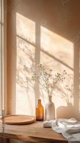 simple vases and flowers