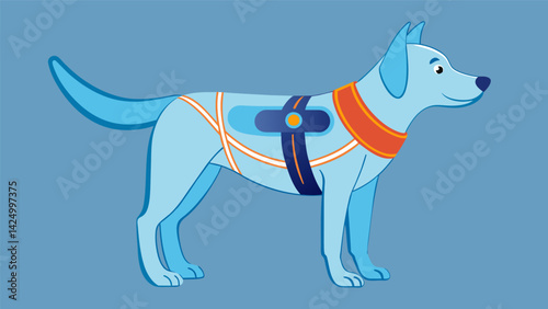Let this stateoftheart harness be your pets personal posture coach giving them gentle nudges and reminders to maintain proper alignment and avoid any. Vector illustration