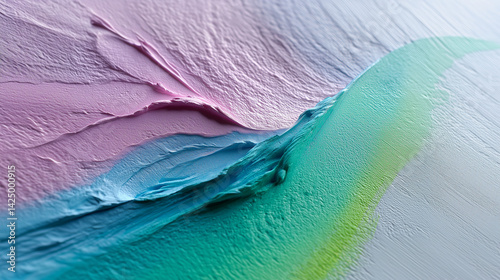 Modern Wall Art Texture Close Up Painted Surface Abstract Composition Background Use