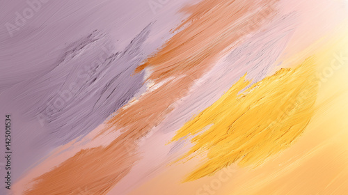 Soft Pink Purple Yellow Gold Color Palette Modern Art Texture Design