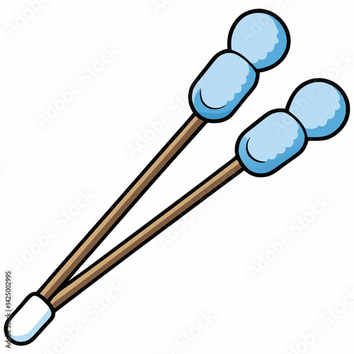 matches on white background