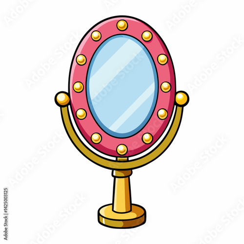 vector illustration of a mirror ball