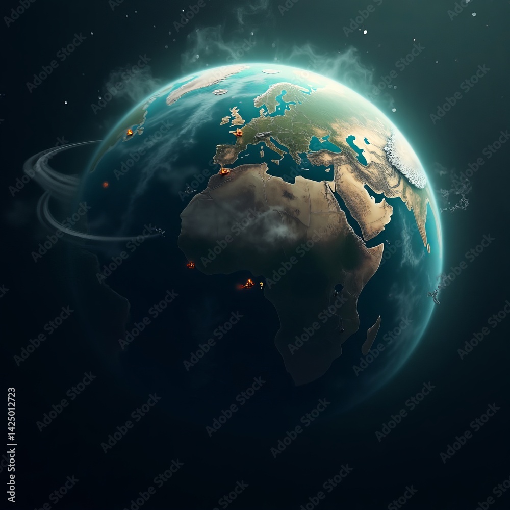 Obraz premium Earth from Space