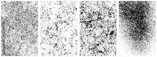 Grunge Noise Texture Set, Dusty Grain, Grit, and Speckled Overlay Pack for Distressed Effects