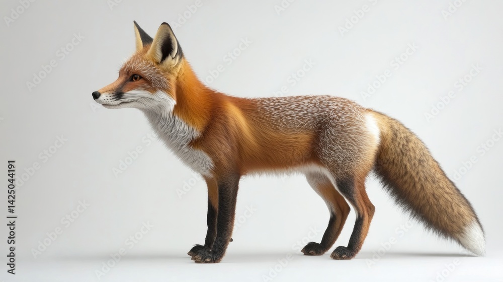 Fototapeta premium Red Fox Profile