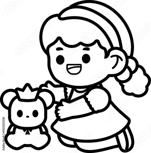 Group of Happy Kids Playing with Toys – Kindergarten Life Scene