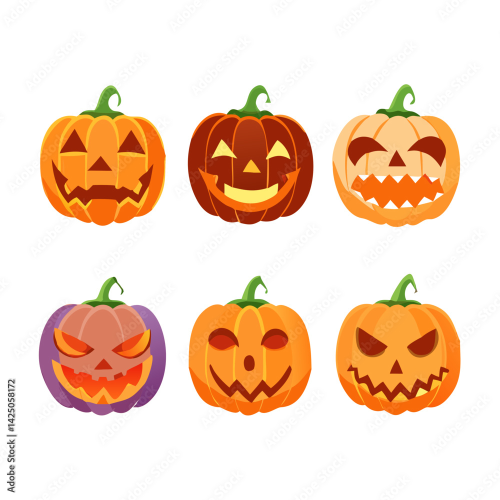 Halloween pumpkin set Halloween pumpkin set