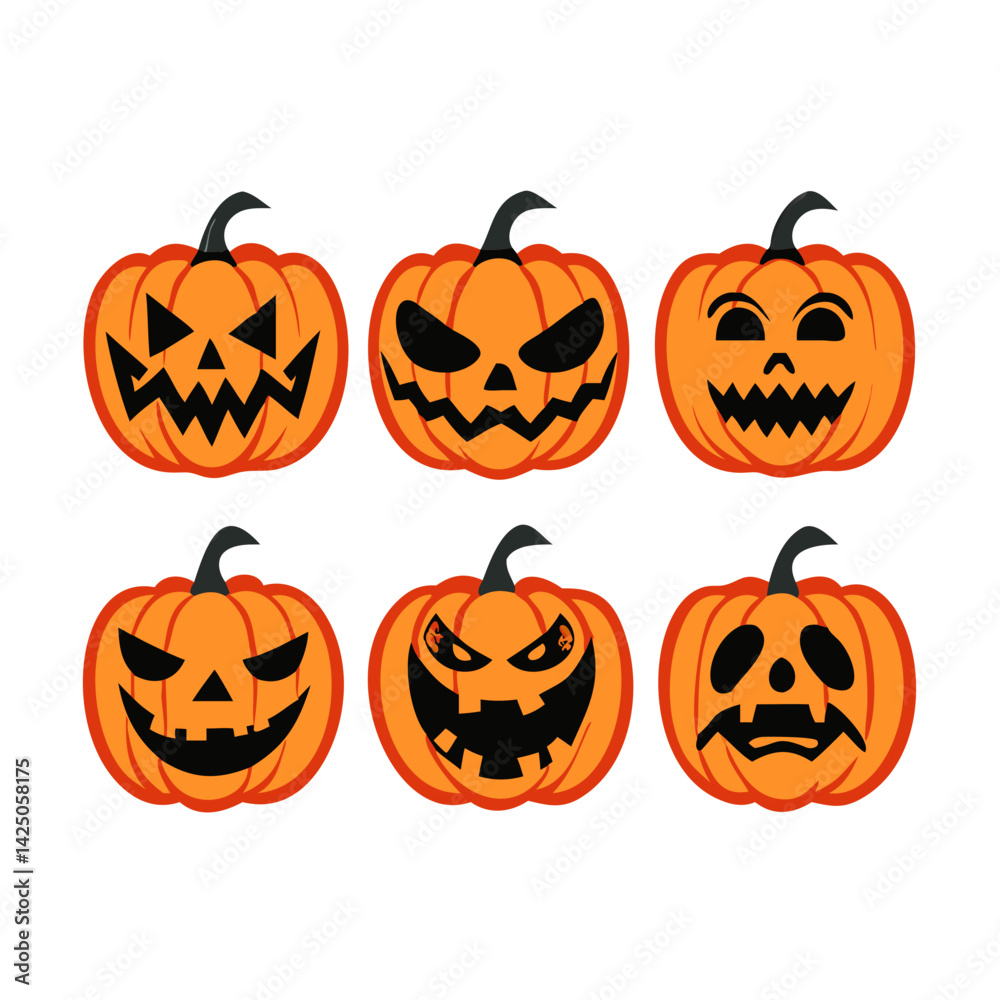 Halloween pumpkin set Halloween pumpkin set