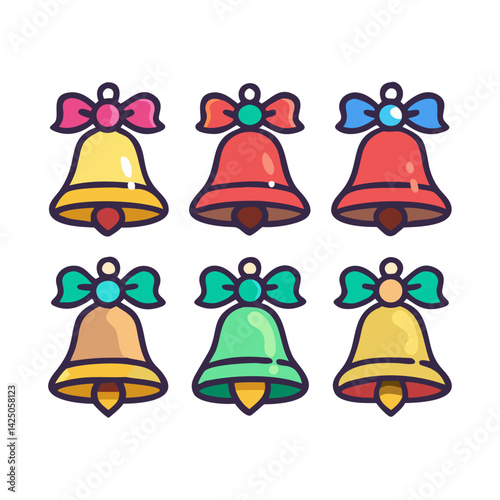 set of christmas bells