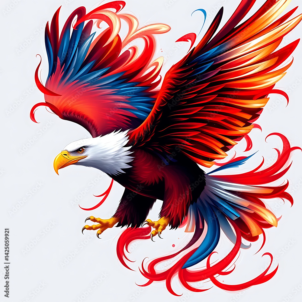 Obraz premium USA Eagle Artwork