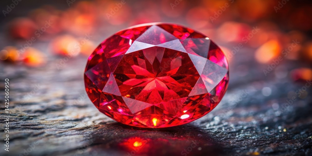 Close-up of a vibrant red sapphire stone with intricate inclusions and a deep, rich color, precious stone, deep red Close-up of a vibrant red sapphire stone with intricate inclusions and a deep, rich color, precious stone, deep red
