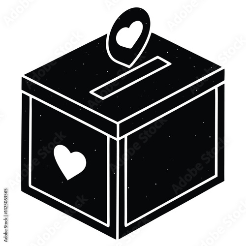 donation box for charity giving