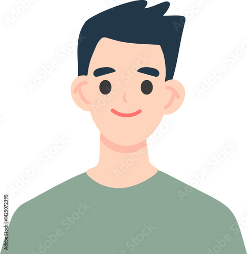 Family Portraits with Happy Expressions – Flat Vector Set