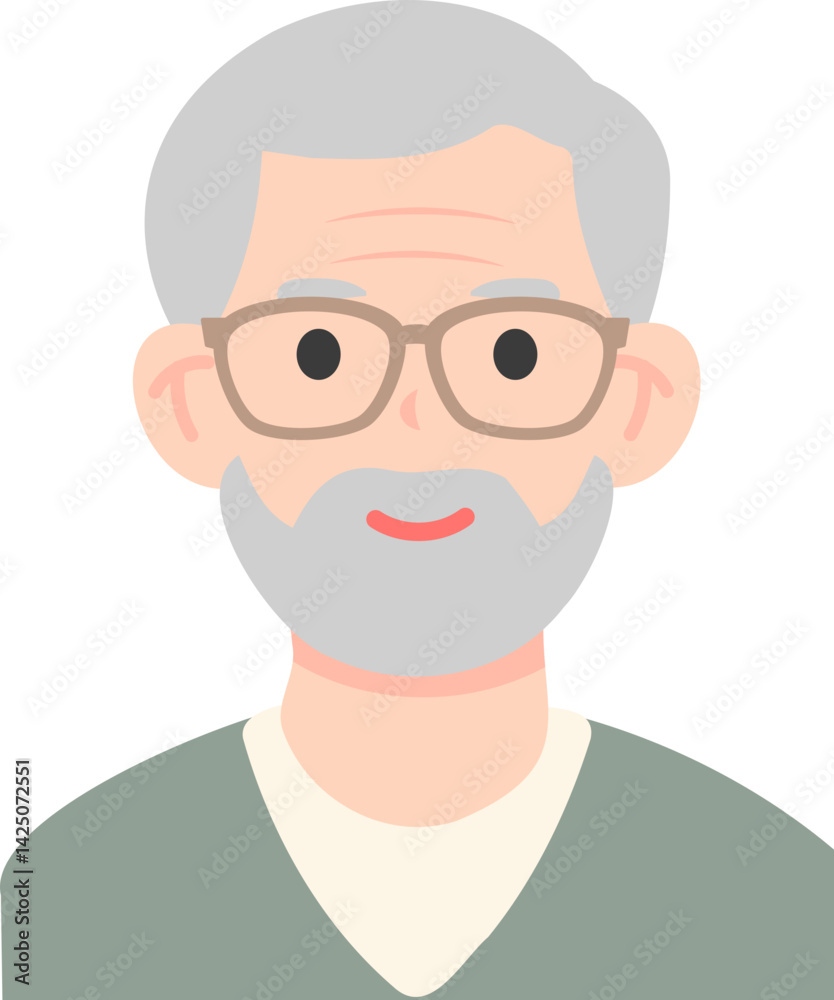 Family Portraits with Happy Expressions – Flat Vector Set Family Portraits with Happy Expressions – Flat Vector Set