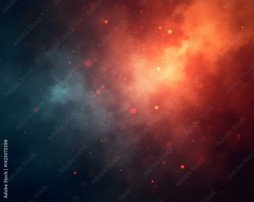 Fototapeta premium Cinematic Flare in Abstract Composition, A Stunning Display of Light and Color Gradients for Modern Design Projects and Creative Visualizations, perfect for backgrounds