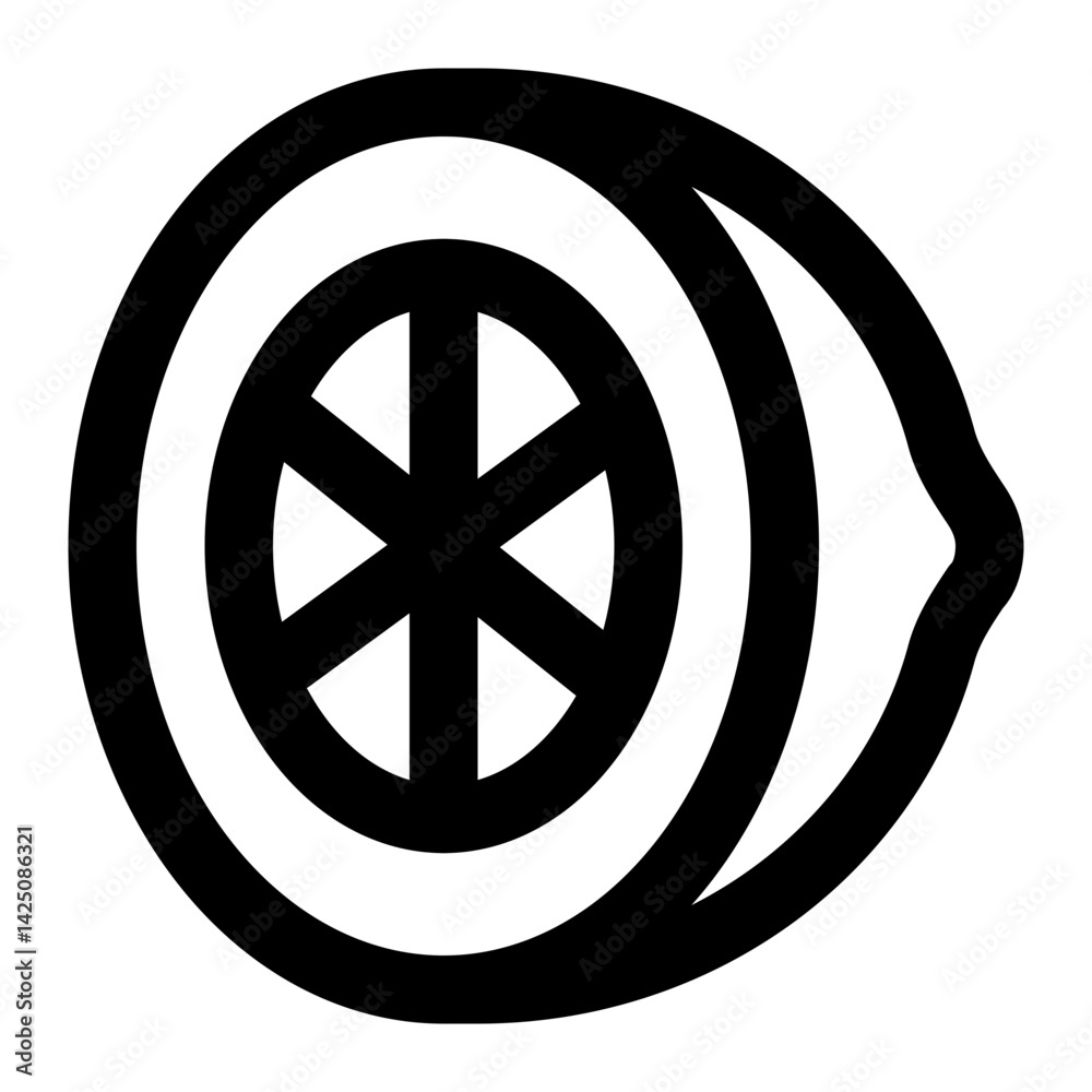 Outline Icon of fruit lemon Outline Icon of fruit lemon