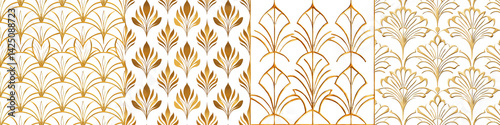 Elegant Art Deco Inspired Ornamental Pattern