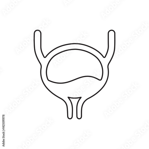 bladder line icon