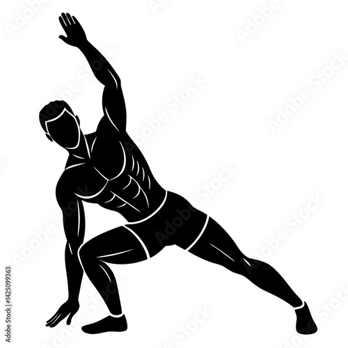 man exercising