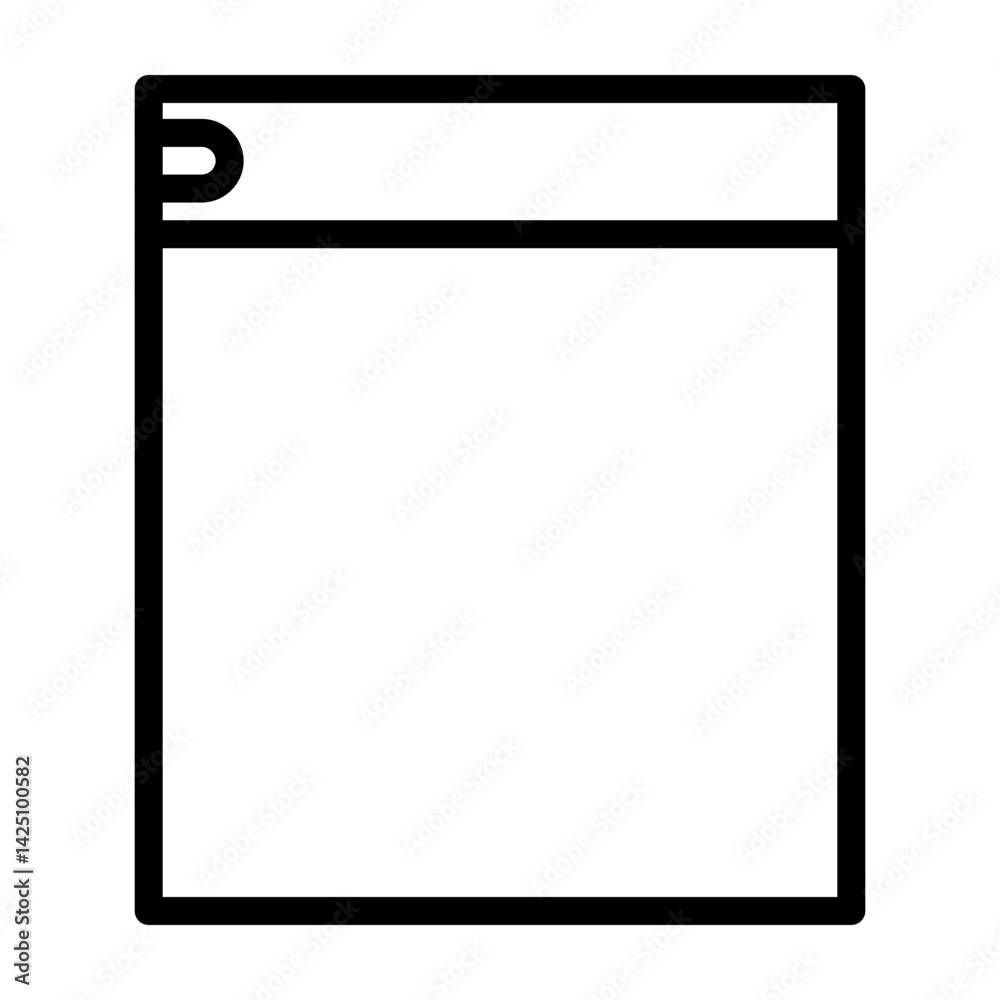 Binder Vector Line Icon Design Binder Vector Line Icon Design