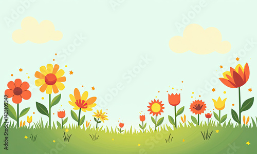 - Flat design