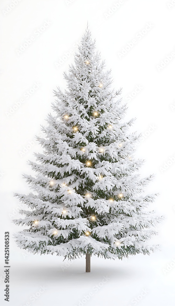 Snowy Christmas Tree Snowy Christmas Tree