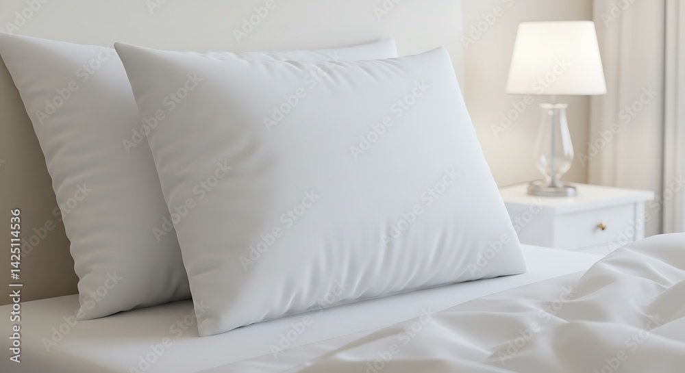 Obraz premium Elegant Bed Scene