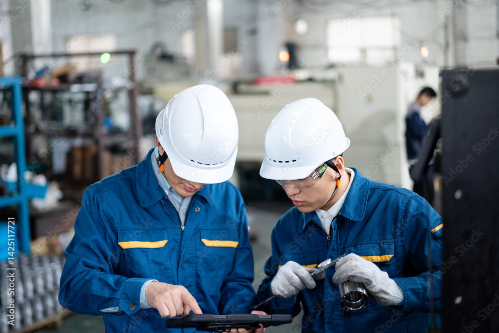 asian male engineer working in factroy asian male engineer working in factroy