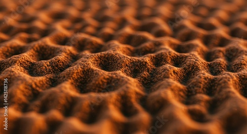 Foam Surface Texture Abstract Orange