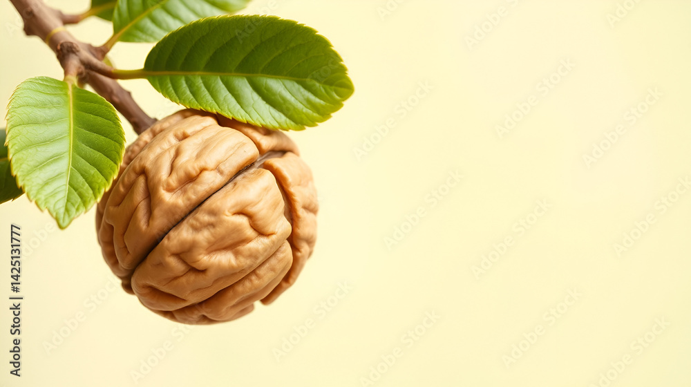 Obraz premium walnut on transparent background