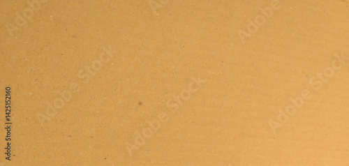 Background of brown kraft paper or cardboard texture. old paper sheet, parchment or papyrus surface, vector realistic illustration.
