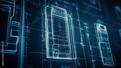Modern Battery Designs for Electric Vehicles on White Background